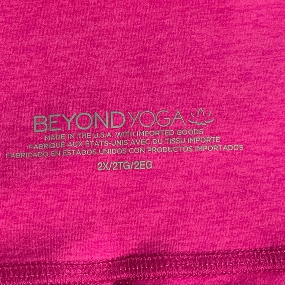 Beyond Yoga Spacedye Hot‎ Pink 23” Leggings Size 2X